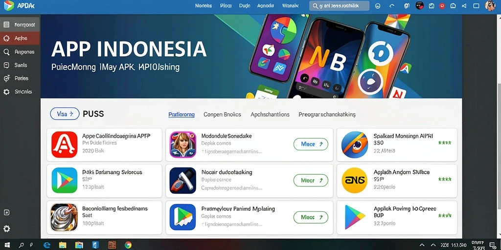 Tampilan awal game dengan karakter utama yang megah.