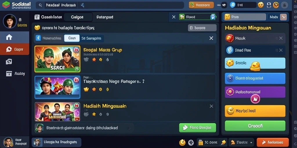 Tampilan awal game 77RP yang menarik.