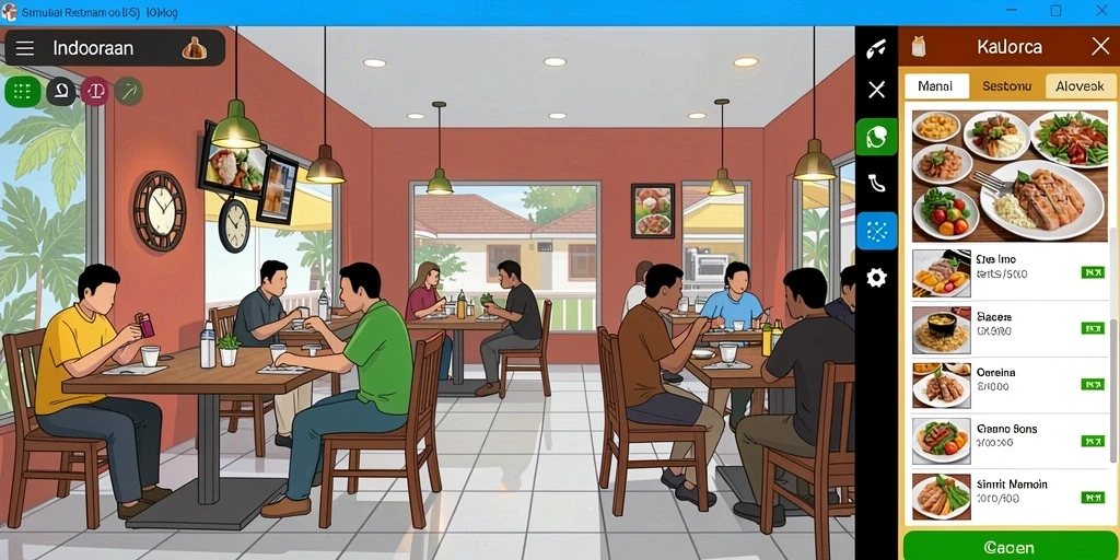Tangkapan layar menunjukkan karakter utama dalam aksi.