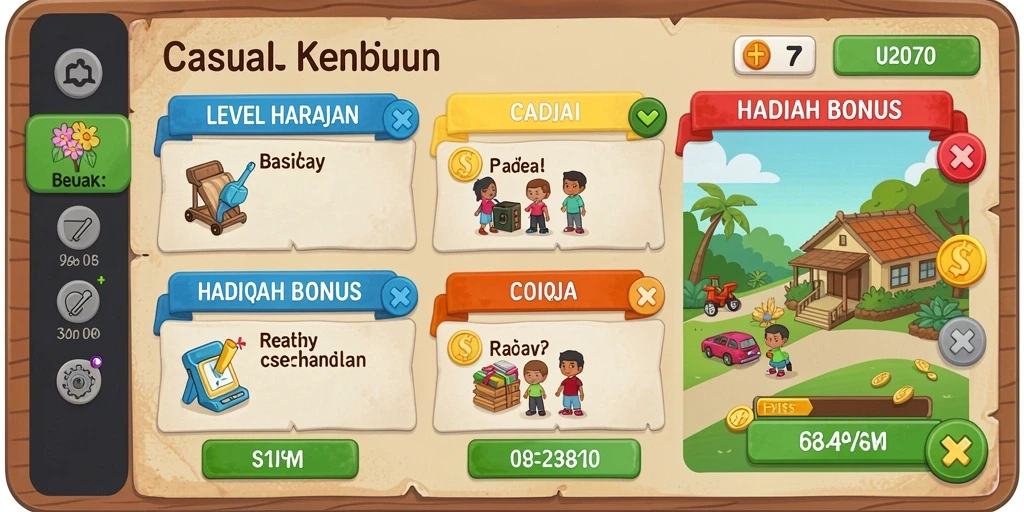 Tangkapan layar menunjukkan karakter utama dalam aksi menegangkan.