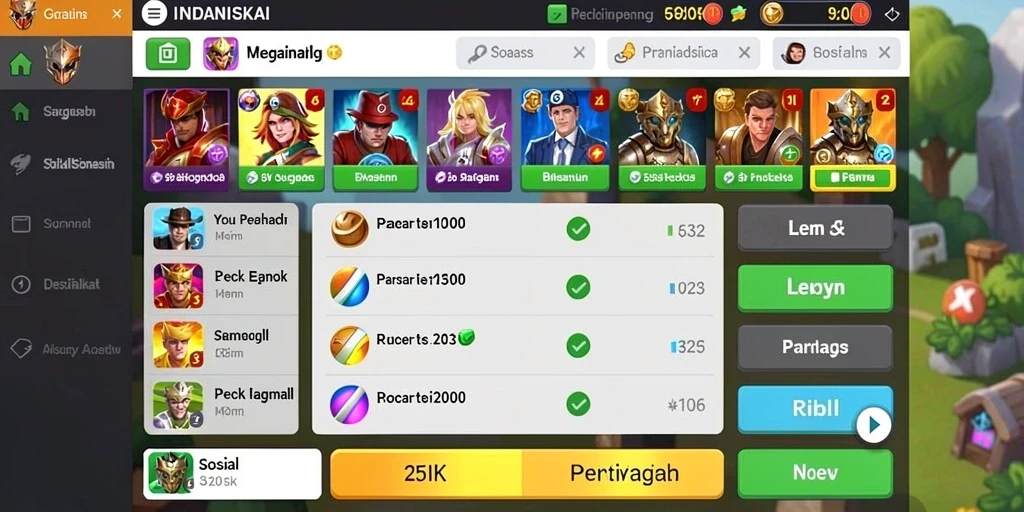 Tampilan awal yang menarik dan mudah dinavigasi.
