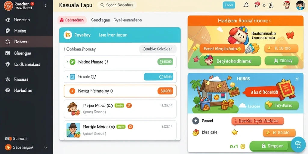 Tampilan antarmuka yang menarik dan mudah digunakan.