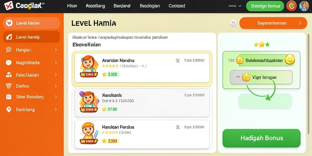 Tampilan grafis yang memukau dan beragam tema permainan.