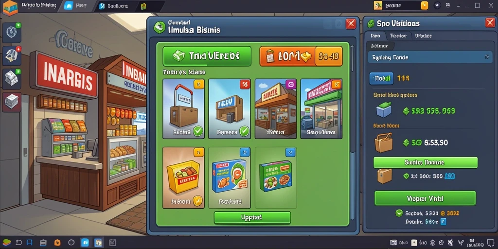 Tampilan menu utama yang menarik dan user-friendly.