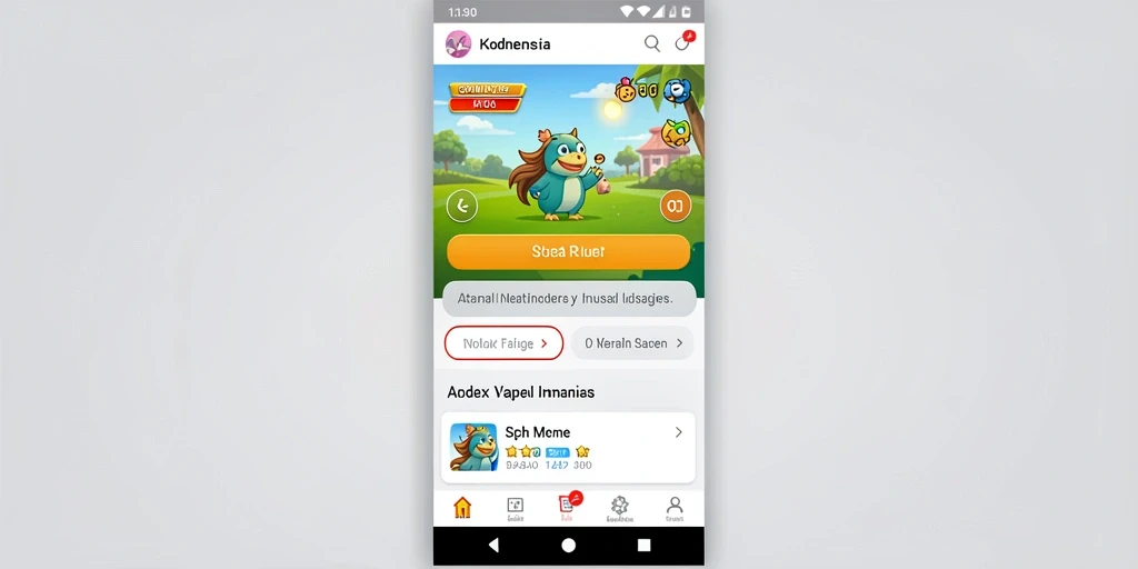 Tangkapan layar menunjukkan karakter panda melakukan aksi lucu.