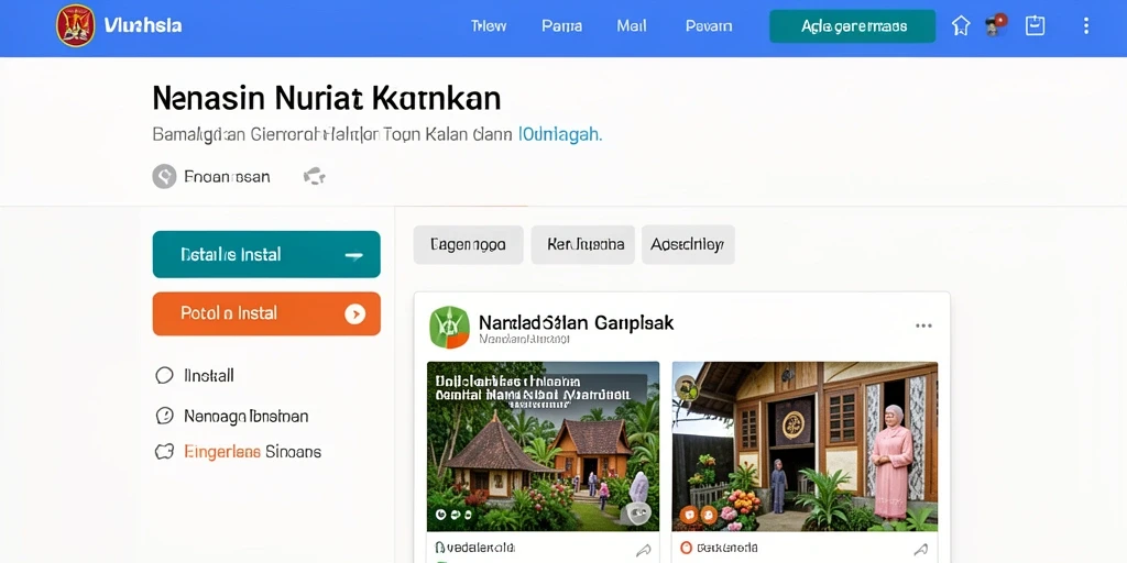 Tampilan antarmuka yang intuitif dan user-friendly.