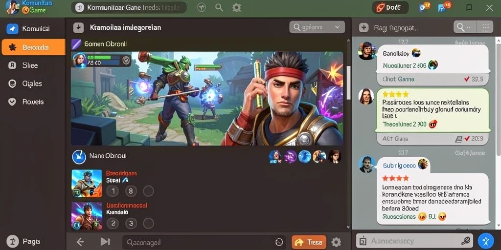 Tampilan awal game yang menarik dan mudah dipahami.