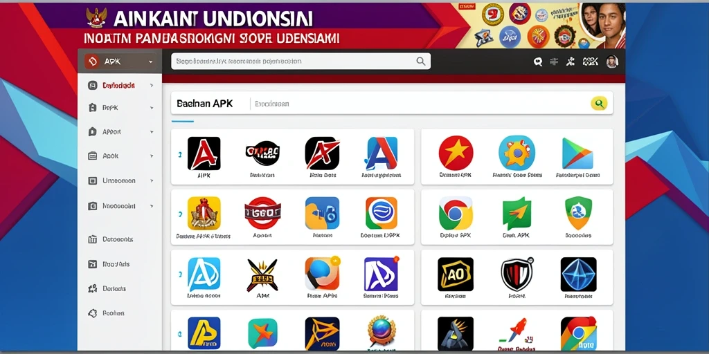 Tampilan utama yang menarik dan intuitif.