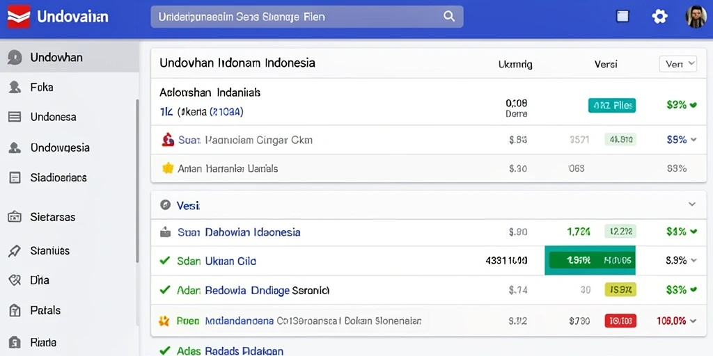 Tampilan antarmuka yang modern dan menarik.