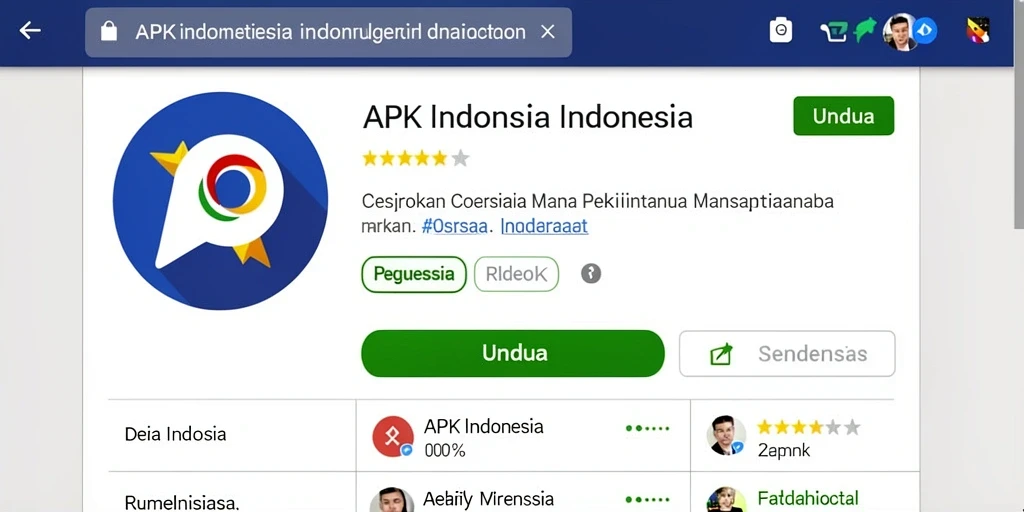 Tampilan antarmuka pengguna yang menawan.