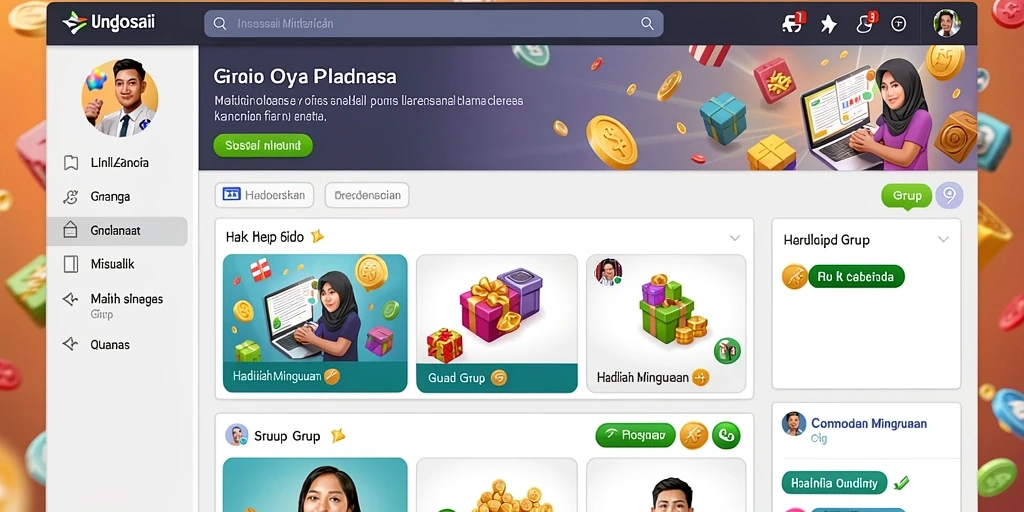 Tampilan antarmuka aplikasi yang user-friendly.